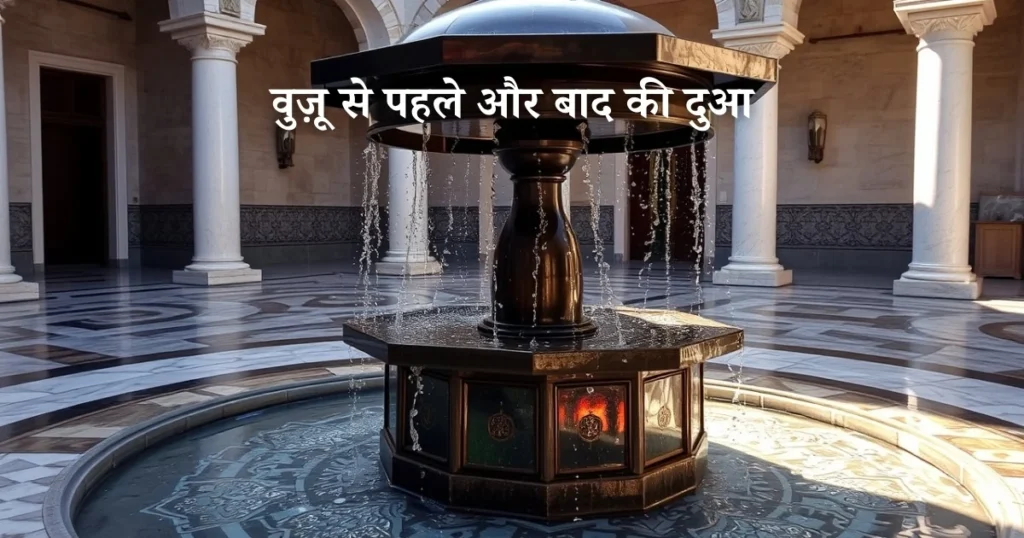 wazu ki dua hindi